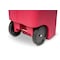 Toter 64 Gal. Red Hazardous Waste Trash Can with Wheels and Lid Lock RMN64 - alternate 4
